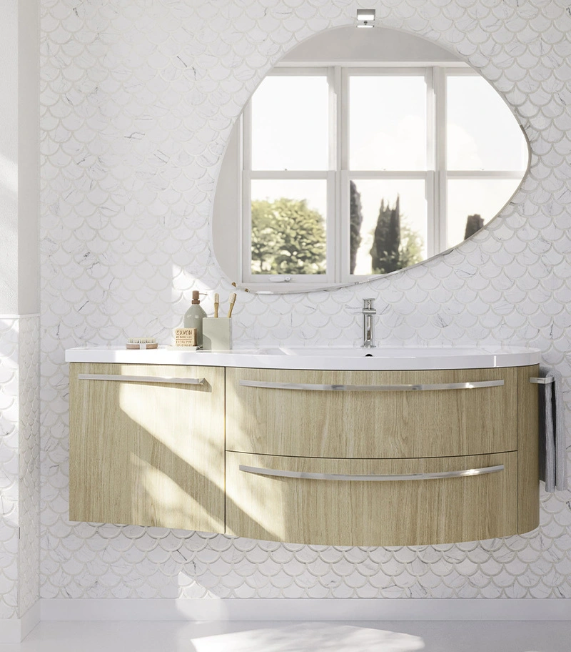 bagno home plus sospeso con specchiera di Mercatopoli San Zeno